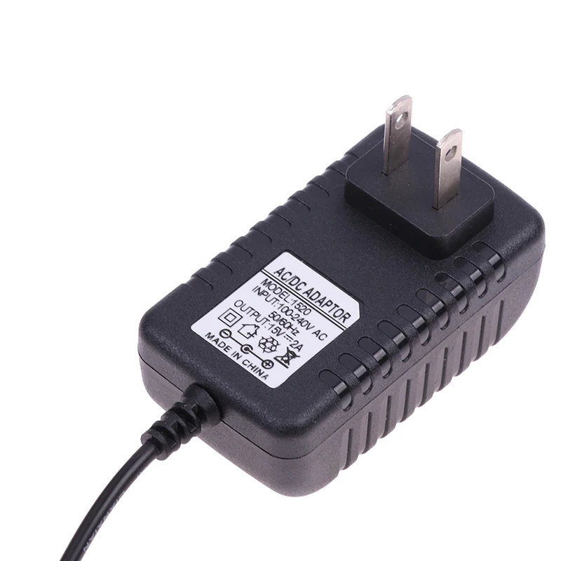 15V2A AC 100V-240V Converter Adapter DC 15V 2A 2000mA Power Supply EU US Plug 5.5mm x 2.1-2.5mm