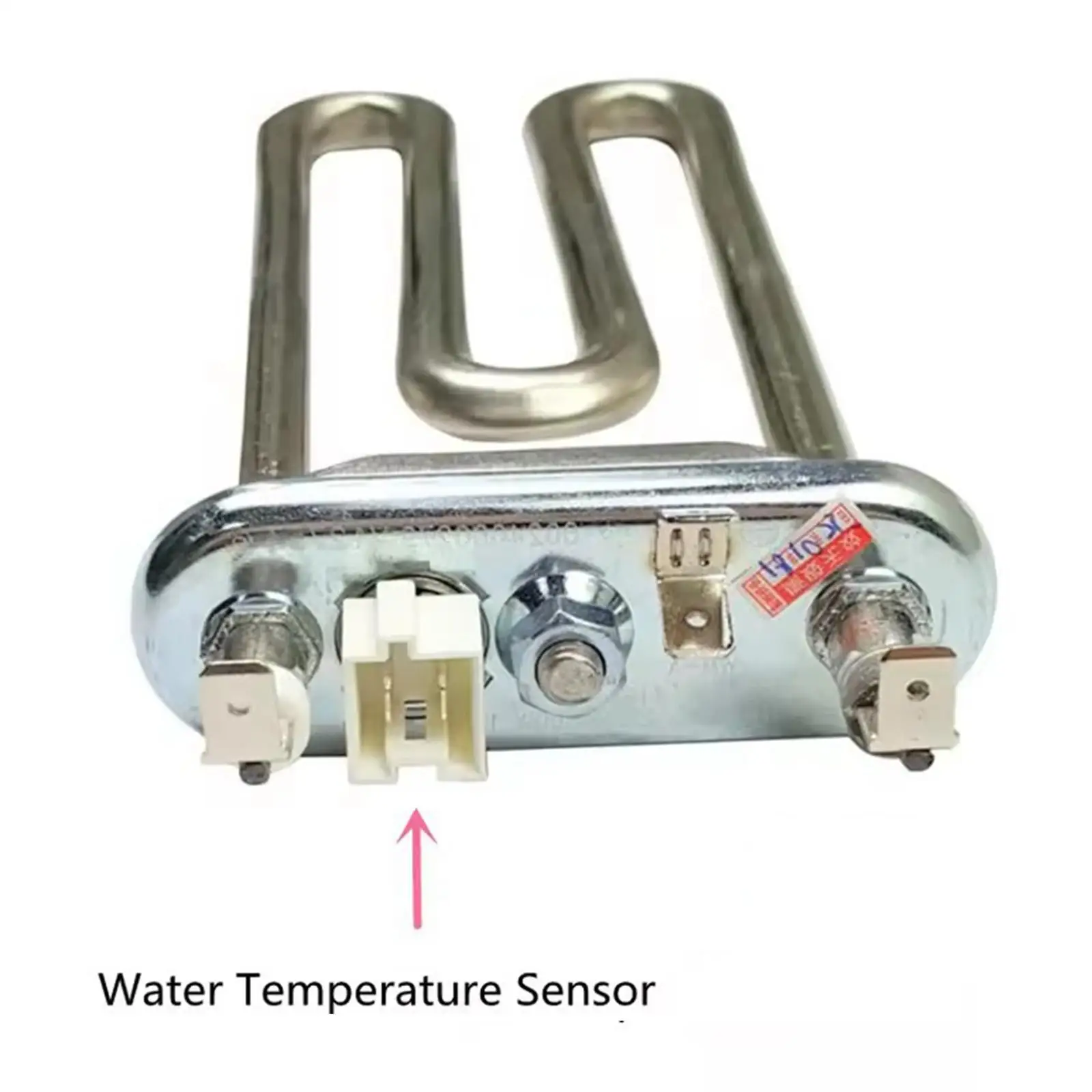 4.8K Ohm Washer Water Temperature Sensor High Performance Stainless Thermistor Probe for Heating Accessories