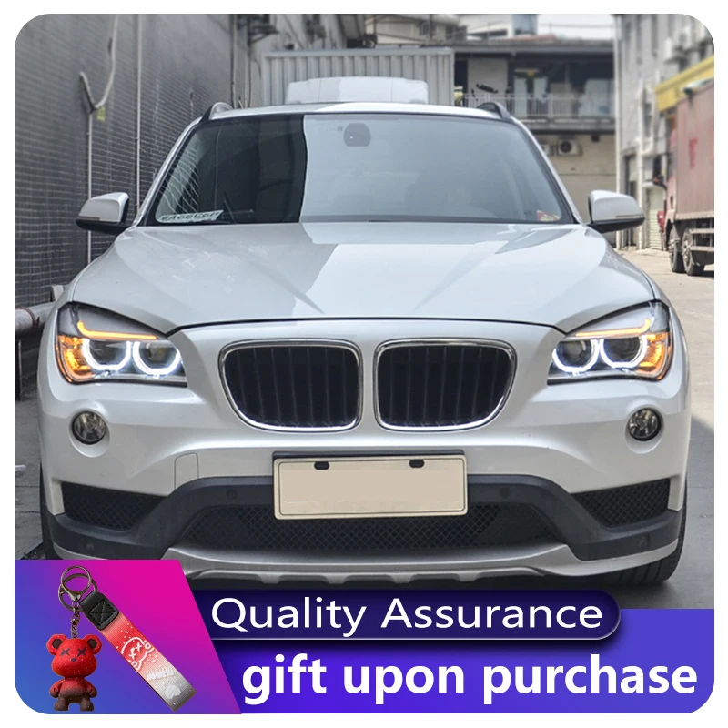 المركبات لسيارات BMW X1 E84 F49 2010-2015 المصابيح الأمامية DRL الضوء الأمامي DRL رئيس مصباح سيارة ترقية LED عدسة المصباح الأمامي السيارات ضوء النهار Asse