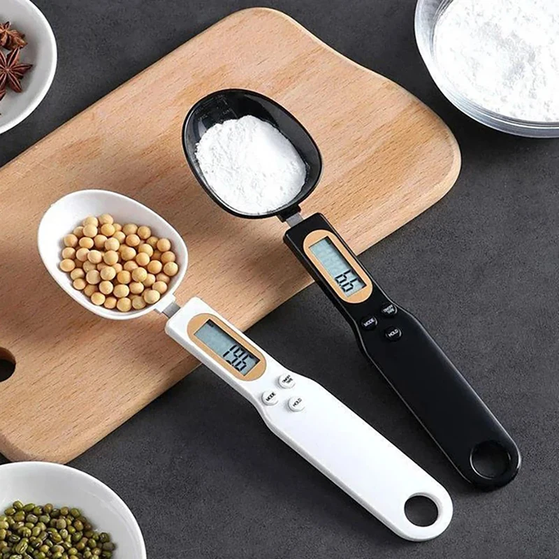 Mini Spoon Scale Digital Kitchen Scale Electronic LCD Food Scale 0.1-500g Weight Measuring Kitchen Supplies Tool Milk Coffee