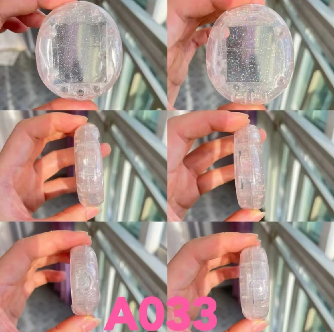 반다이 타마고치 스파클링 핑크 유니 교체용 쉘 (쉘만, 내부 칩 없음)