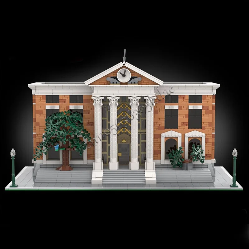 3003 ELEMENTÓW Dom Ulica Modułowy Powrót do Przyszłości Centrum Handlowe MOC Personalizowany Modułowy Zestaw Klocków DIY Prezent na Święta