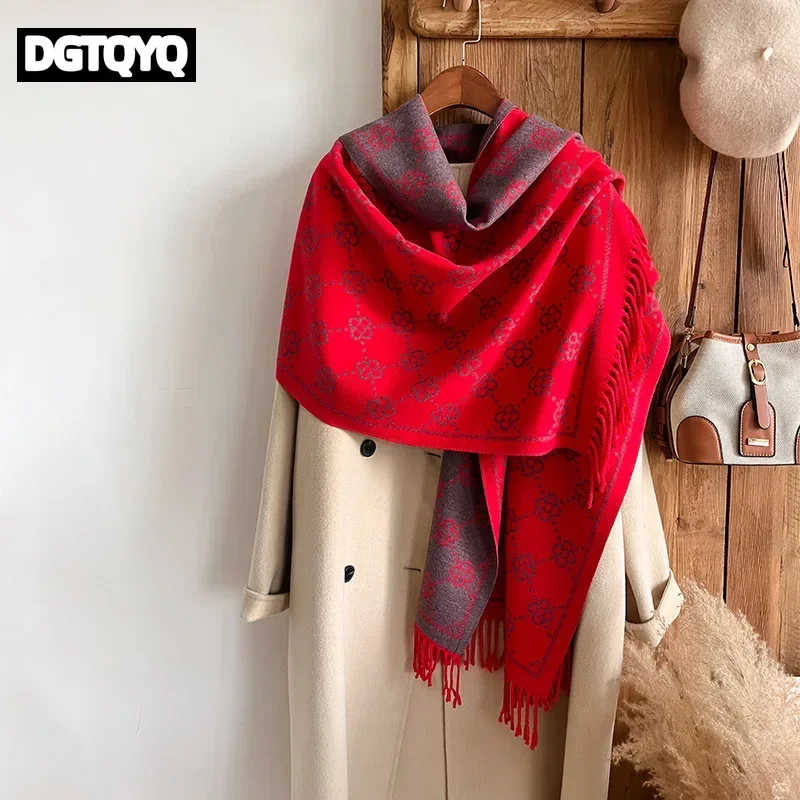 Cashmere Winter Scarf Women Wa - Go Ethnic Fashion ulasan dan harga