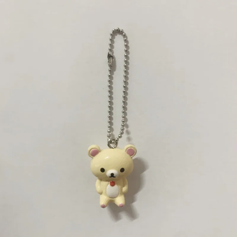 Rilakkuma Korilakkuma brelok do kluczy brelok Anime Bear mały uroczy Kawaii brelok do kluczy mały prezent