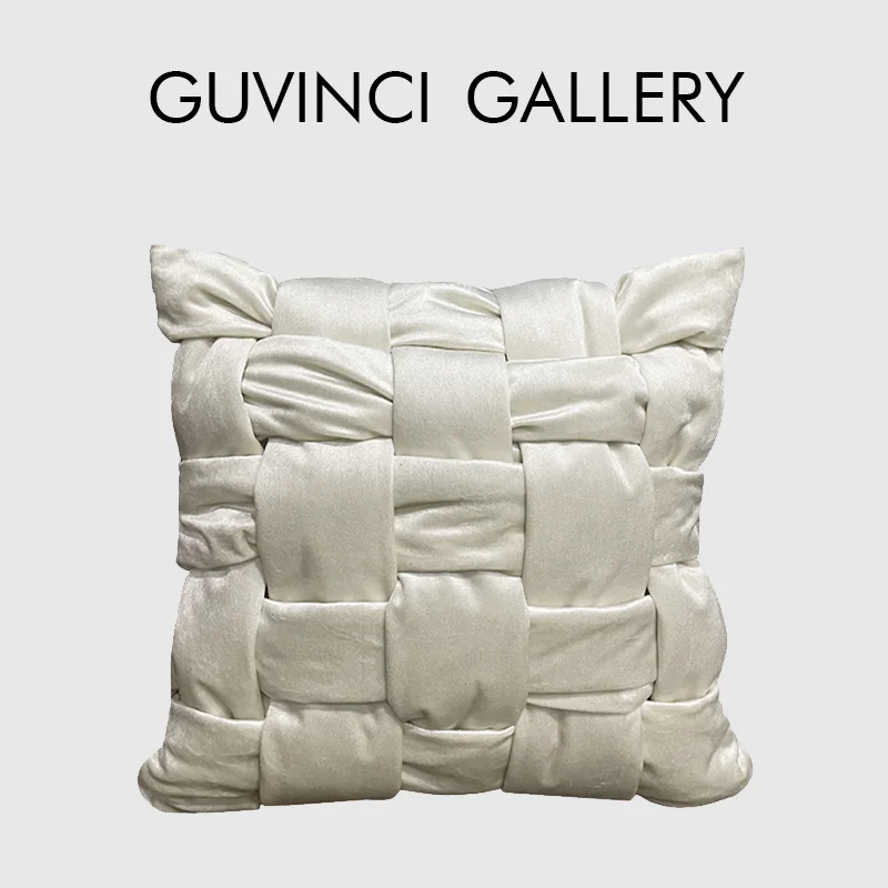 GUVINCI Valentine‘s Day Decor Cushion Covers Elegant Velvet Woven Valentines Throw Pillow Case For Holiday Anniversary Wedding