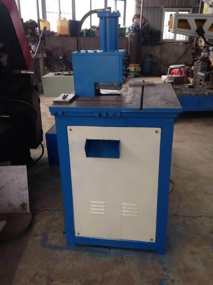 Hydraulic 45 Degree Angle Notching Slotting Machine for Trimming Metal Corners