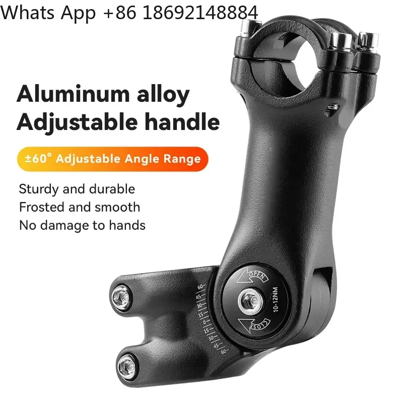 Adjustable Heightening Device for Mountain Bike Bicycle Handlebar Vertical Extension in Aluminum Alloy 28.6 mm and 31 mm