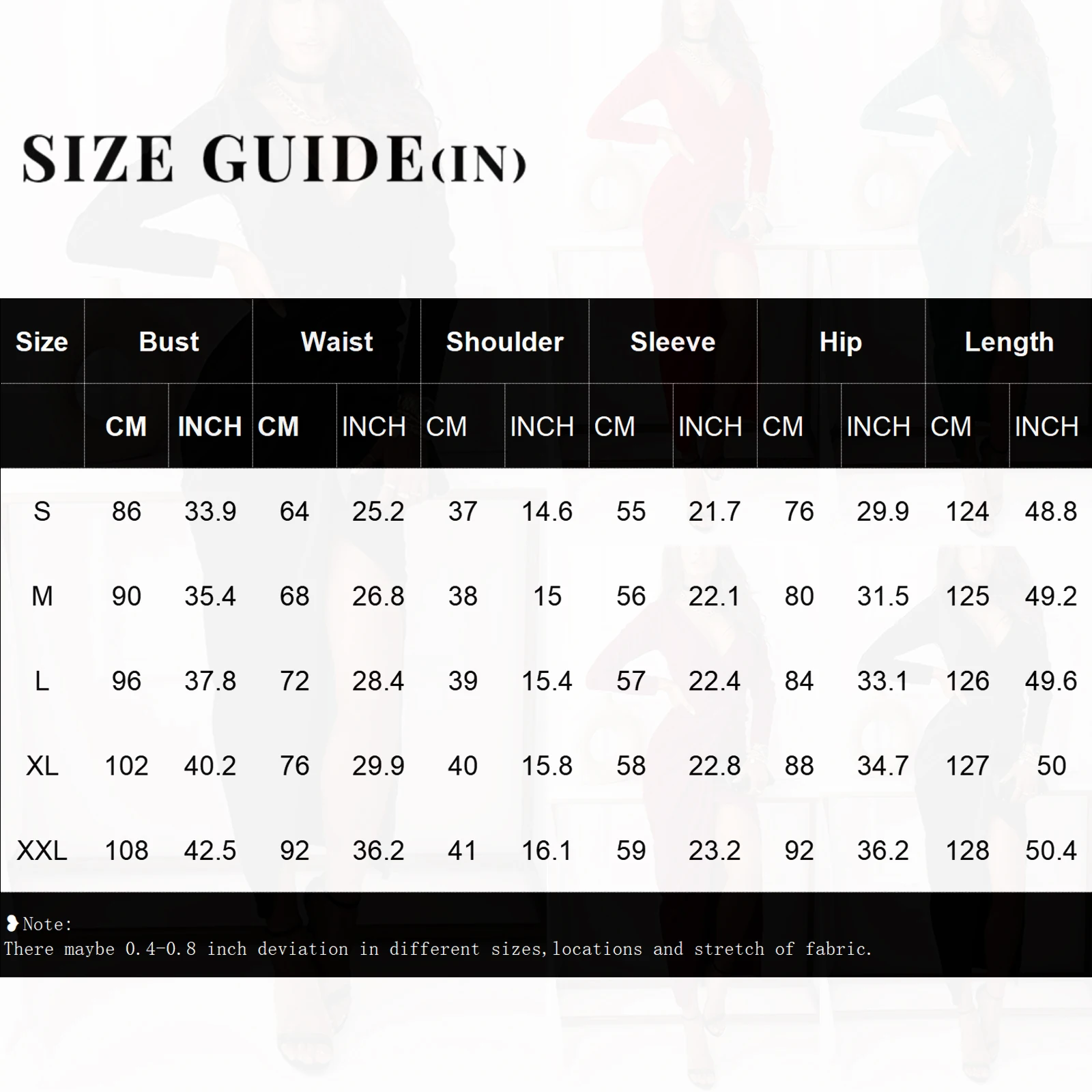 فستان ماكسي نسائي سادة أحمر عميق على شكل حرف v وأكمام طويلة بقصة ضيقة فستان ملفوف بفتحة عالية فساتين حفلات مثيرة فستان رسمي