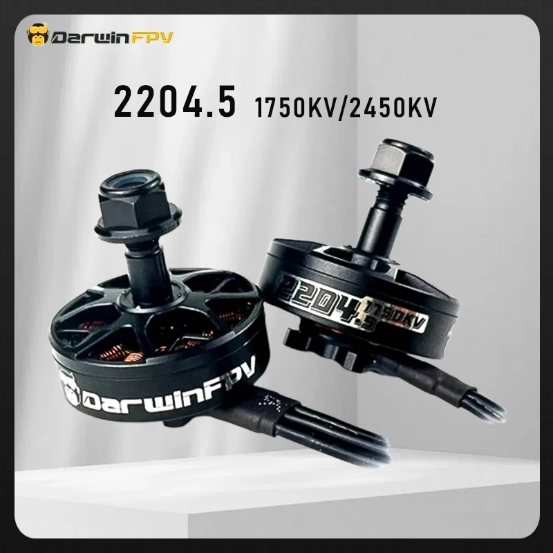 

DarwinFPV HULK 2204.5 1750KV 2450KV Brushless Waterproof Brushless Motor RC Drone FPV Racing Multirotor Accessories RC DIY