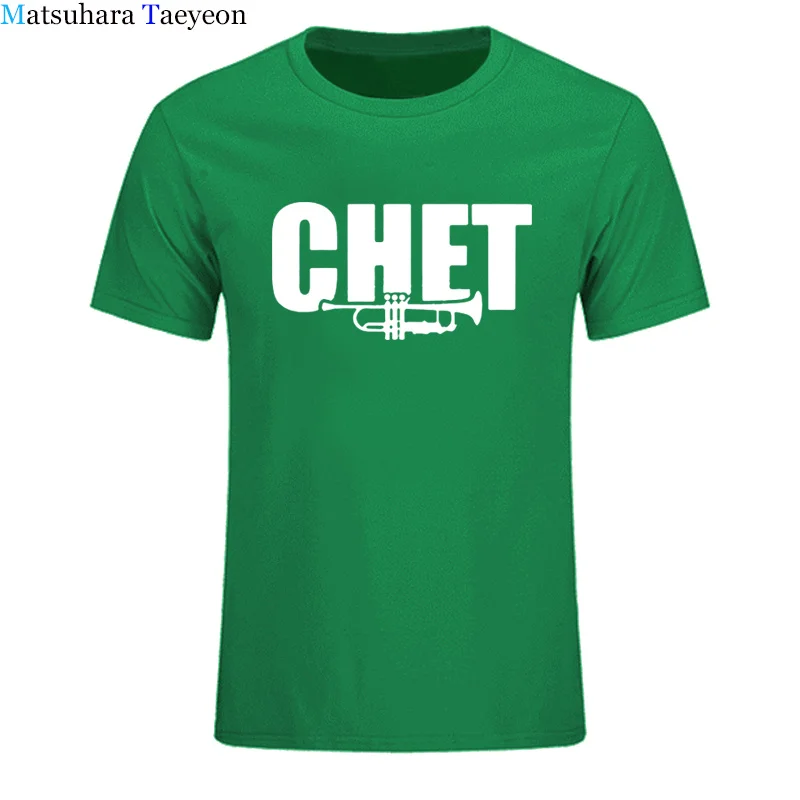 Fashion Cool Summer Men T shirt Funny T Shirts Cotton tshirt Jazz Chet Baker Printed T-Shirt Men\'s Clothing