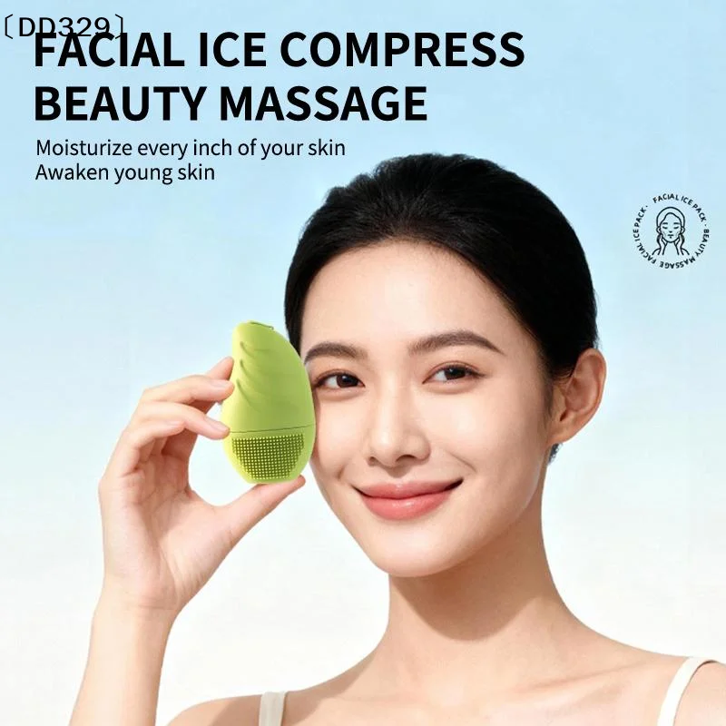 Mango Shape Ice Facial Roller Skin Care Lifting Contouring Tools Ice  Trays Ice Globe Balls Face Massager Wash Face〔DD329〕