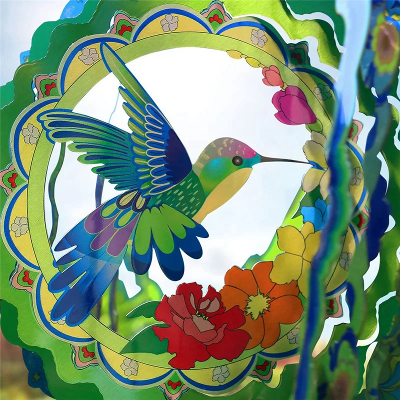 Decorazioni per sculture artistiche sospese 3D da 1 pezzo da 12 pollici per la decorazione del giardino esterno per l'arredamento del cortile e del giardino