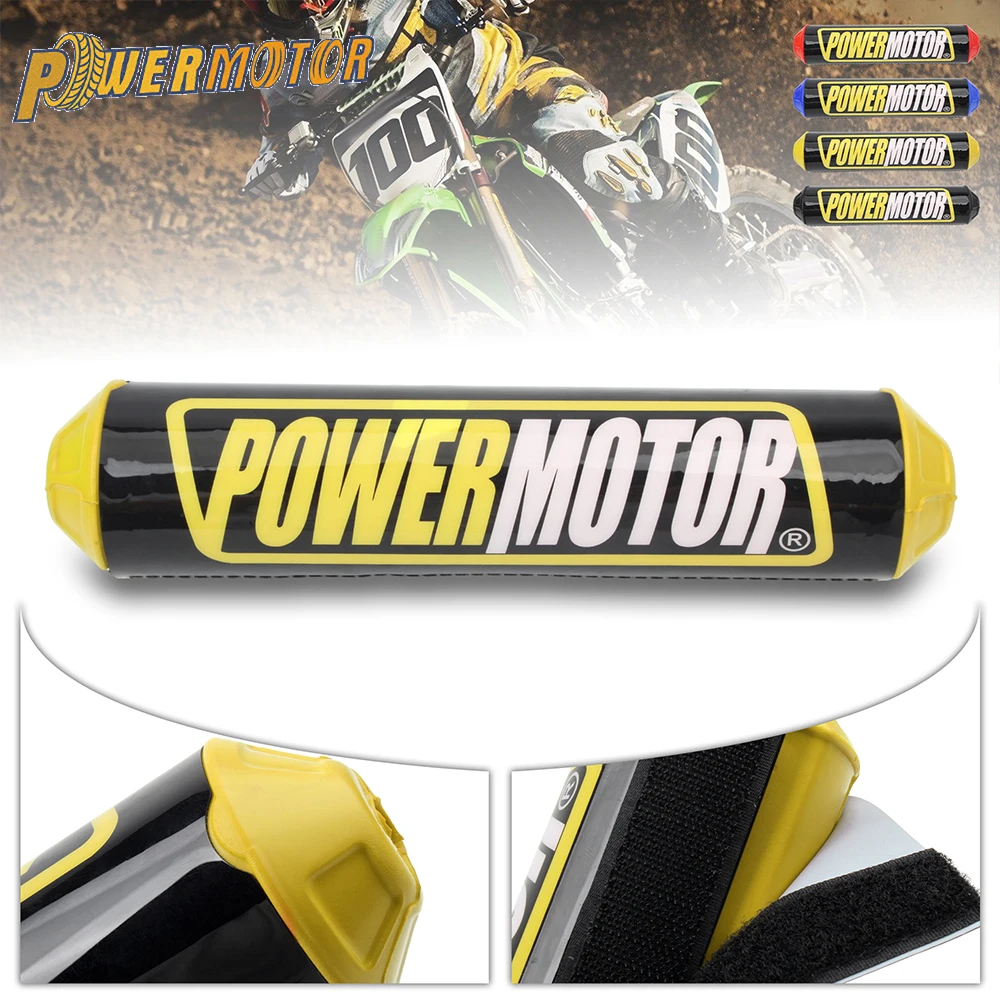 Powermotor 25cm Enduro Motorrad Lenkerpolster Schaumstoff Brustpolster Dirt Pit Bike Motocross Lenkerpolster Universal Zubehör