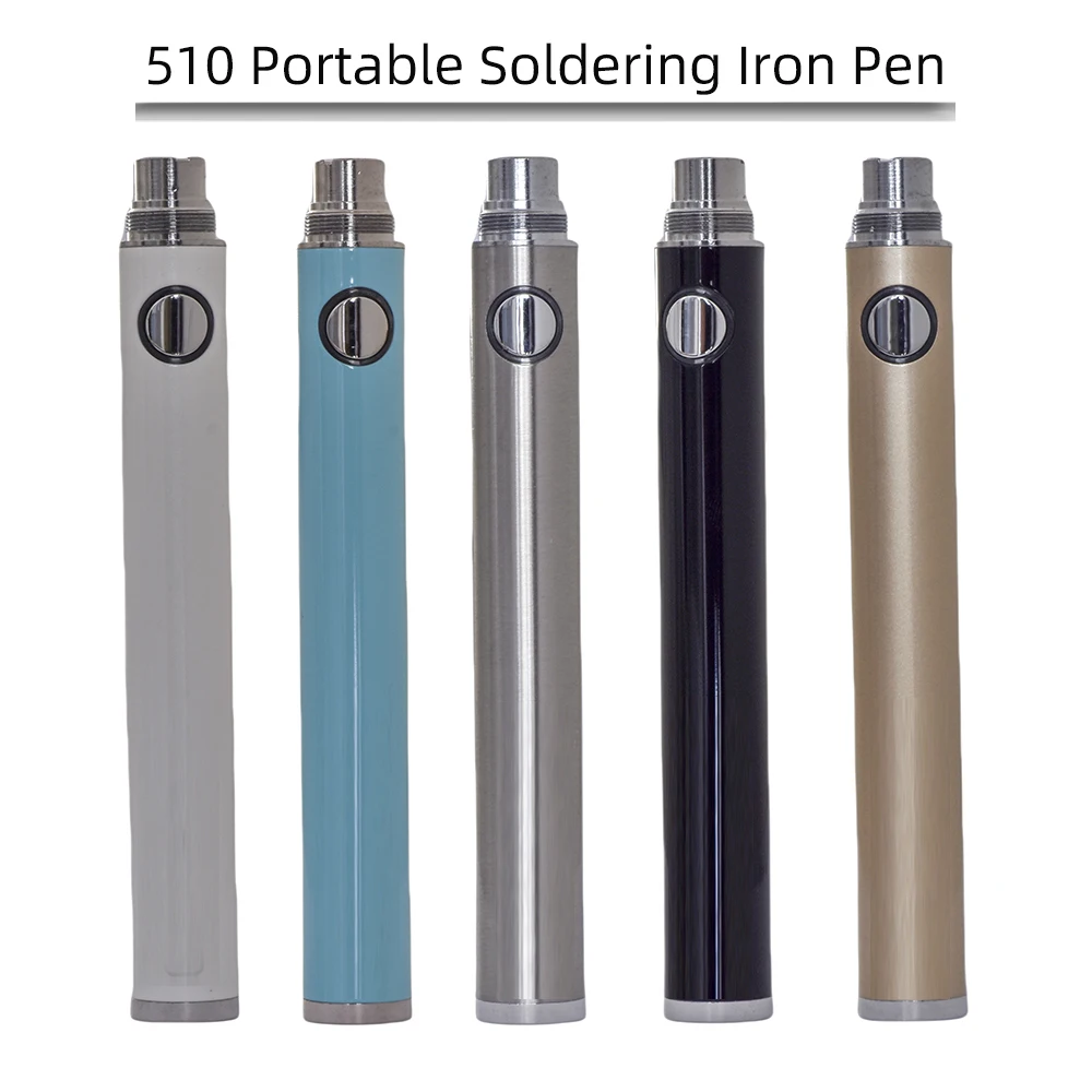 510 Portable Soldering Iron Pen 3 Gear Adjustable Voltage Mini Soldering Iron with USB Charger Battery Welding Repair Tool