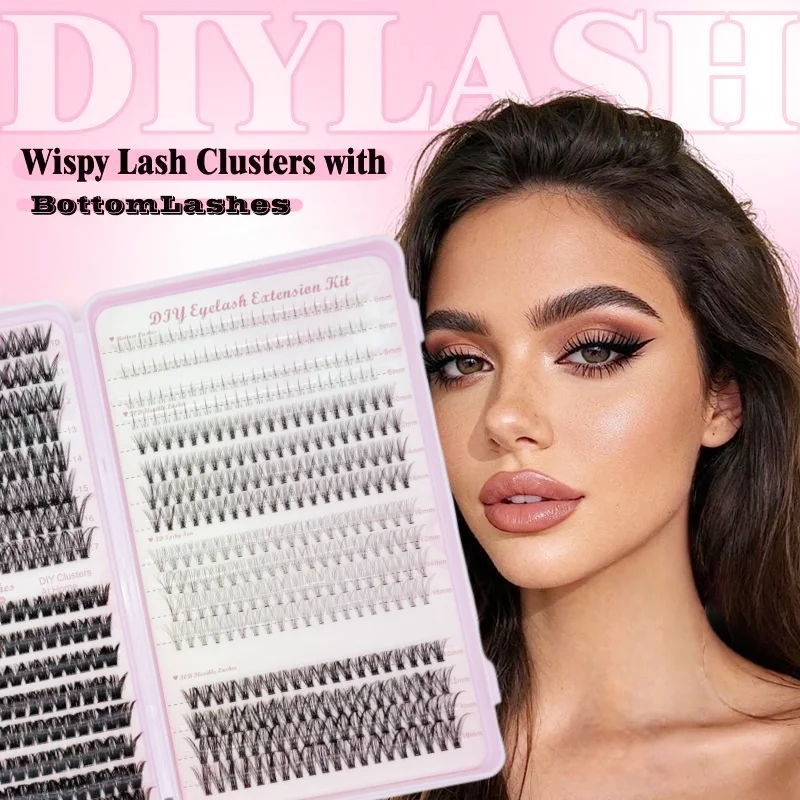 Mixed False Eyelash Set, Upper and Lower Lashes, Various Styles, DIY Eyelash Grafting, Natural Makeup Effect, Gentle Application
