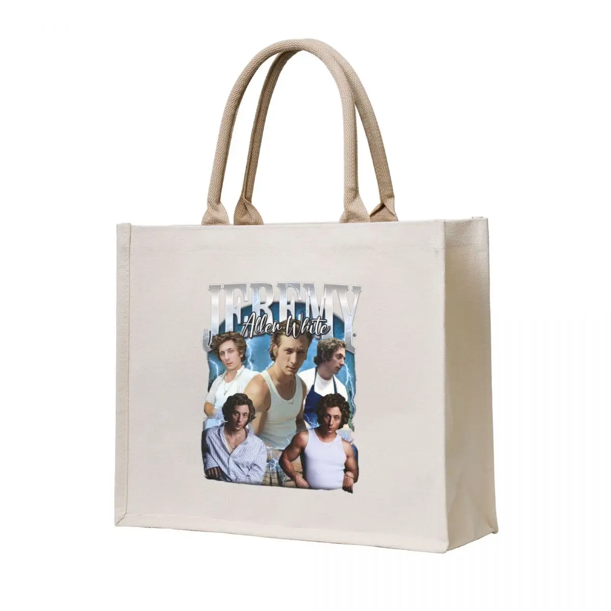 

Vintage Jeremy Allen White The Bear Tv Show Tote Bag Women's shopper bag tote bags cloth bags Eco bag