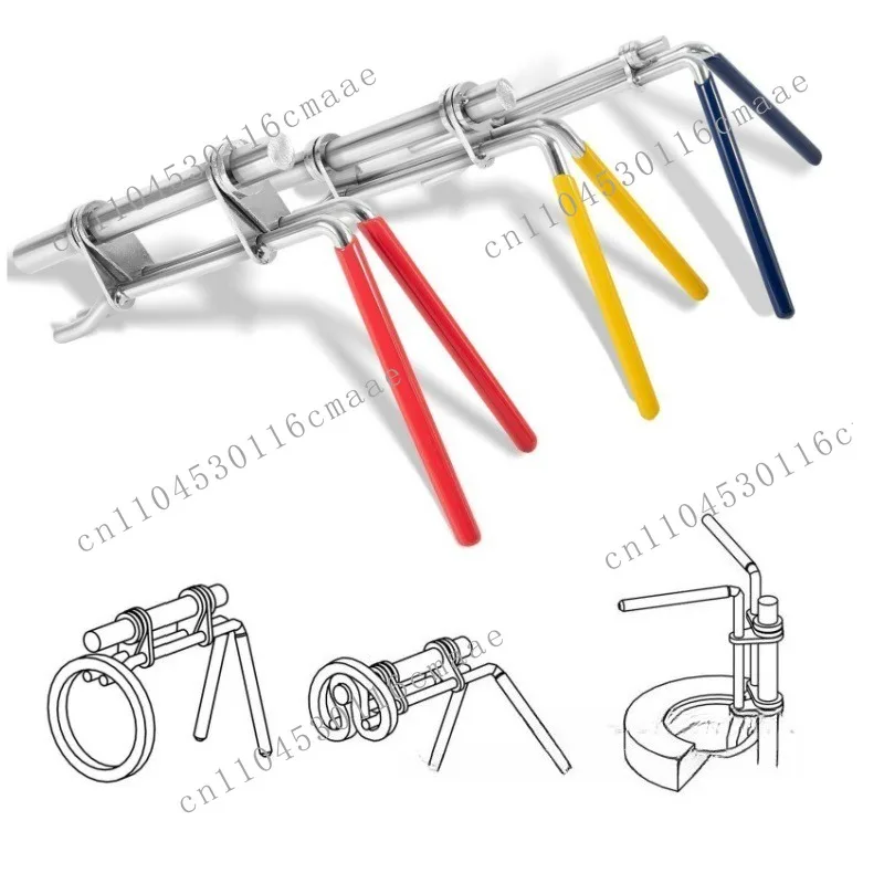 Upgraded Version J05321 U-shaped Cup Rod Hydraulic Seal Piston Repair Kit Installation Tool 3-piece Set