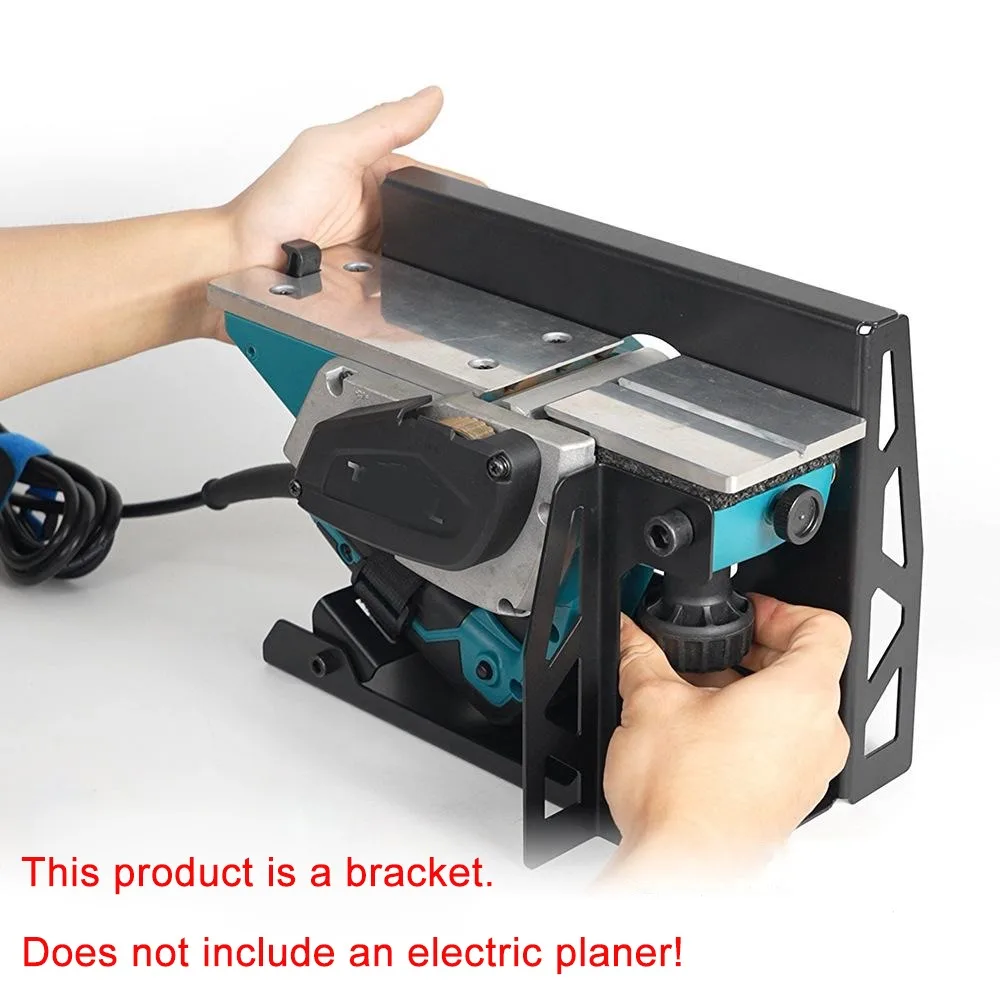 

Откидная подставка для строгального станка, перевернутый кронштейн для электрического строгального станка, деревообрабатывающая поддержка строгального станка, практичный бытовой откидной инструмент, стальная стойка