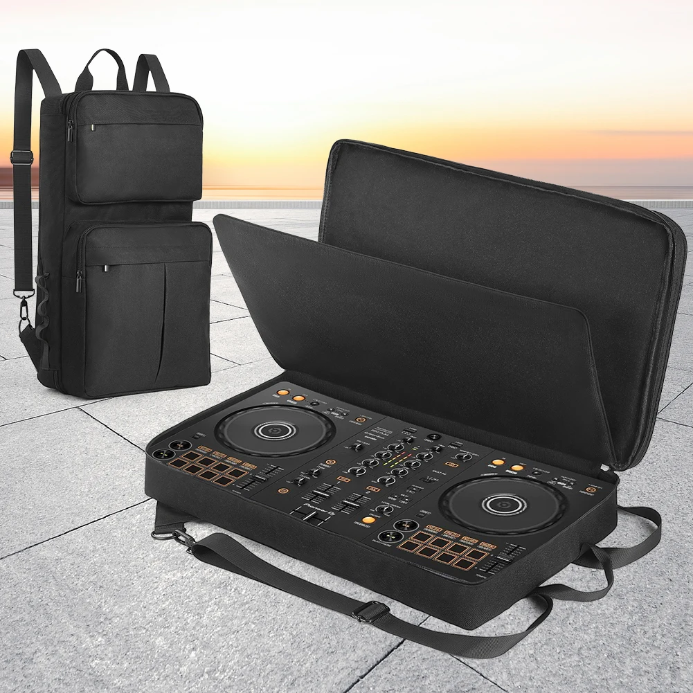 

DJ Backpack for Pioneer DDJ-400 DDJ-FLX4/Roland DJ-202 DJ Controller Case Travelling Case Anti-scratch Adjustable Shoulder Strap