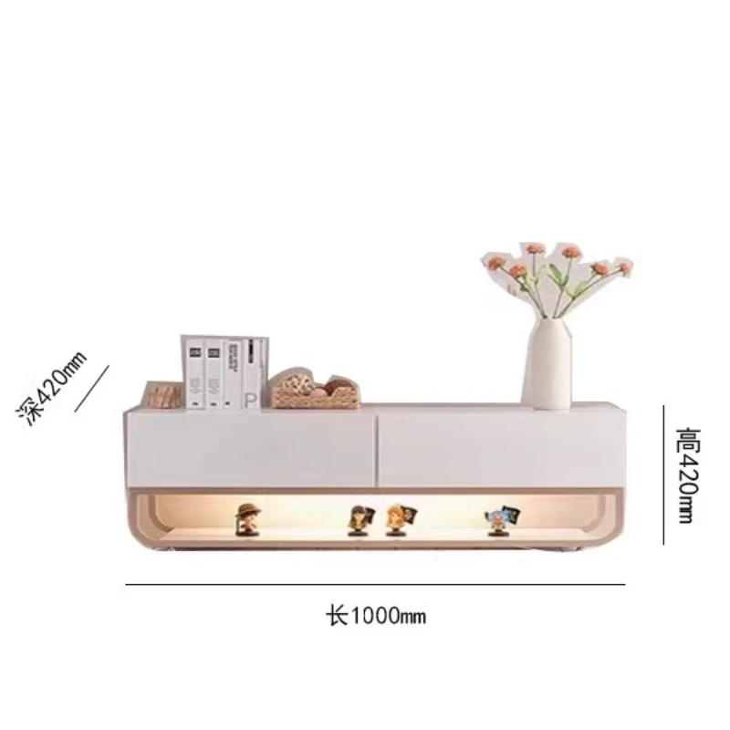 الموقد الكهربائي حامل تلفاز حامل تلفاز لخزانة تخزين 75 بوصة الأثاث لطاولة غرفة المعيشة دي صالون التلفزيون الرف #6