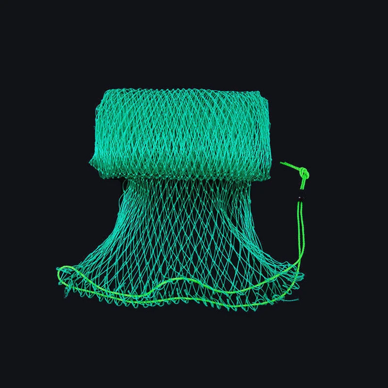 New Anti-hanging And Quick-drying Fishing Net Thickened 18-strand Nylon Thread Fish Protection Net Bag With Dense EyesAcc