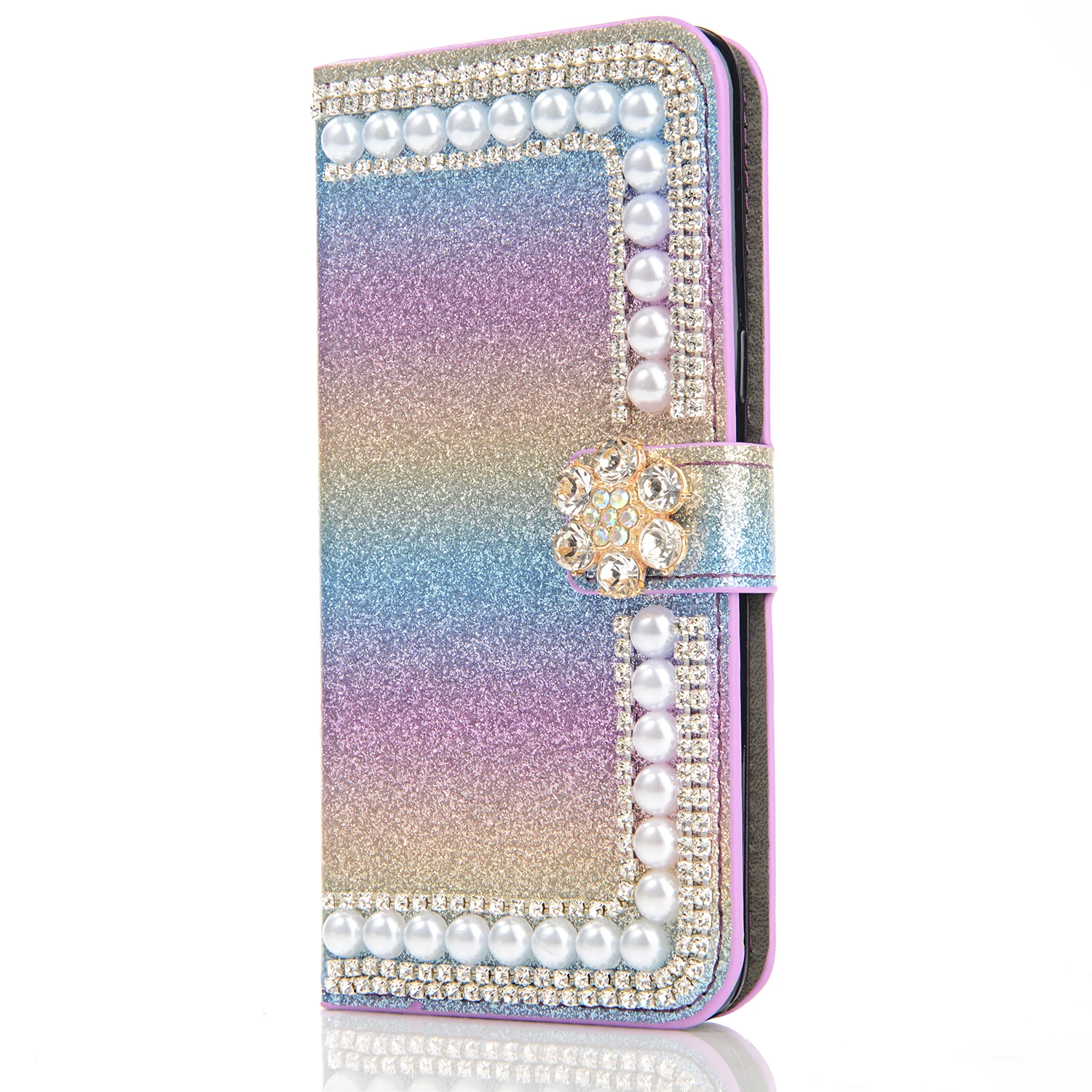 Luxury Glitter Wallet Case for Samsung Galaxy A53 A13 A12  A52 A72 A32 A22 5G S22 S21 A21S S20 FE Diamond Flip Leather Cover