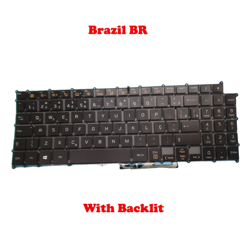 Backlit US Keyboard For LG 15Z970 15Z970-A.AAS5U1 E.BH71P1 EA50K G.AA6BB GA50K 55C 55J 5BK 77J 7HK HA75K LR10K T.AA75E1 U.AAS5U1