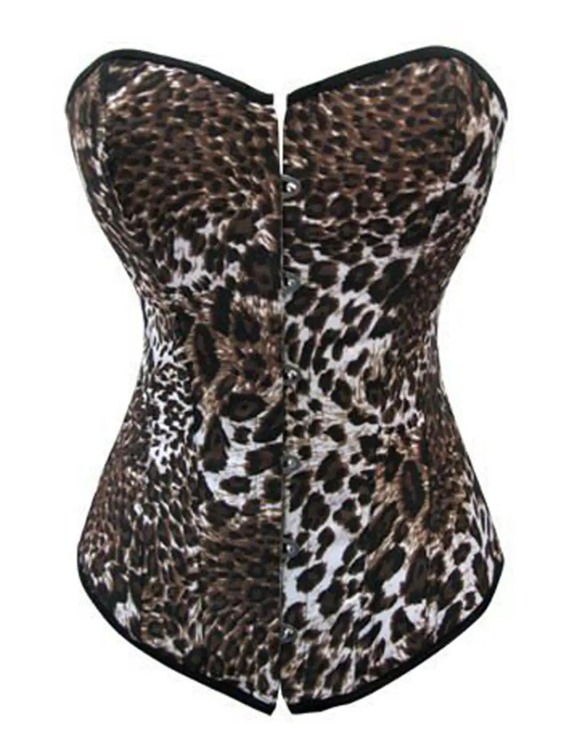 

Womens Tummy Control Shapewear Underwear Print Corsets Outfit Leopard Boned Plus Size Corset Body Shaper