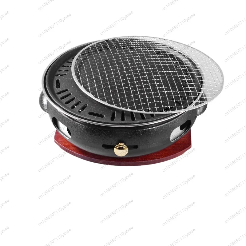 

Cast iron grill, round carbon grill