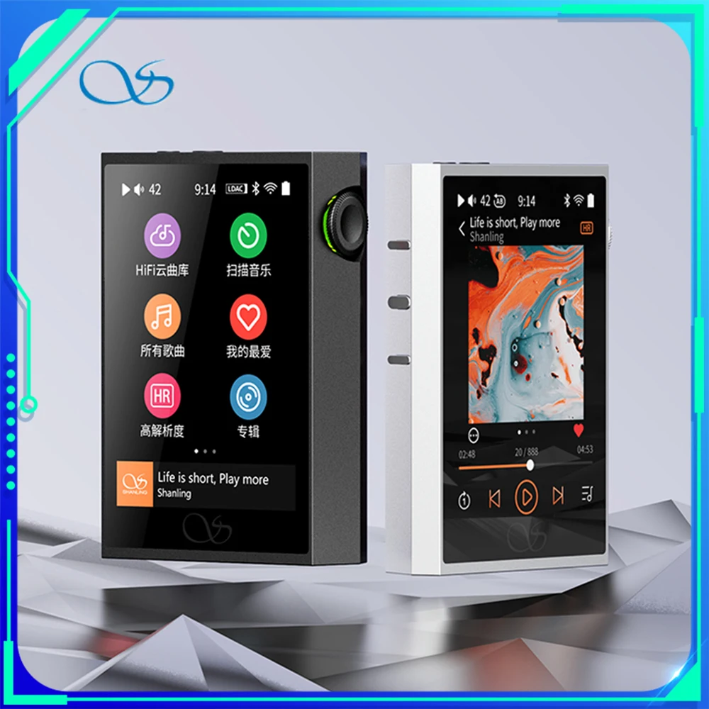 Shanling M1 Plus Protable Music Player Mp3 Player Es9069q Bluetooth 5.2  Dac Dual Sgm8262 Amplifier Pcm768 Dsd512 Airplay Custom