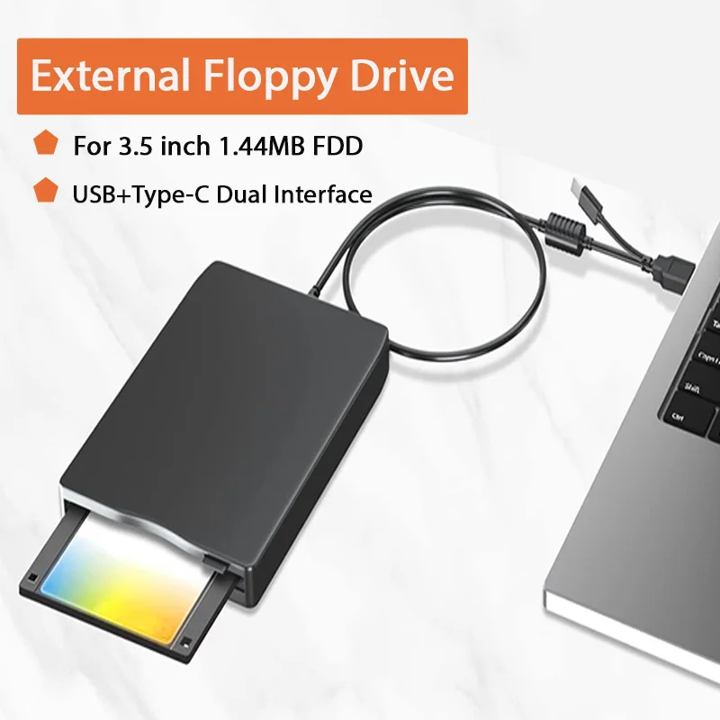 Imagem -06 - Disquete para pc Portátil Usb 3.0 Tipo-c Unidades Externas Windows 11 10 2000 xp Vista 3.5 1.44 mb Fdd