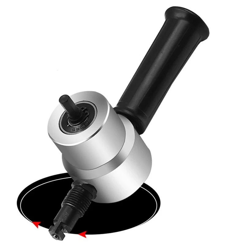 Coupe-tôle à double tête, coupe-tôle de fer, scie à découper, outil électrique, coupe-matériel, 1 jeu