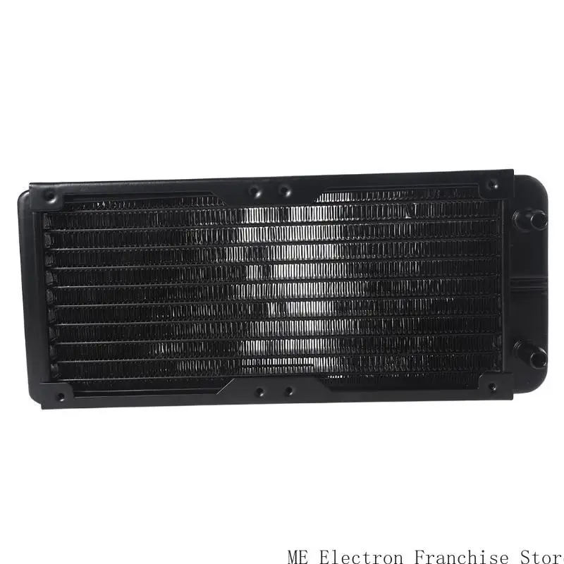 

T5EA Aluminum Radiator CPU Water Cooling Heat Exchanger with 1/4 inch Thread 10 Tubes