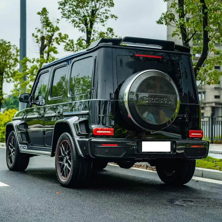High Quality B Style Carbon Fiber Roof Spare Tire Cover for mer-cedes be-nz G-Class W463 W464 G63 B800 G800 Style 2002-2025 STOC