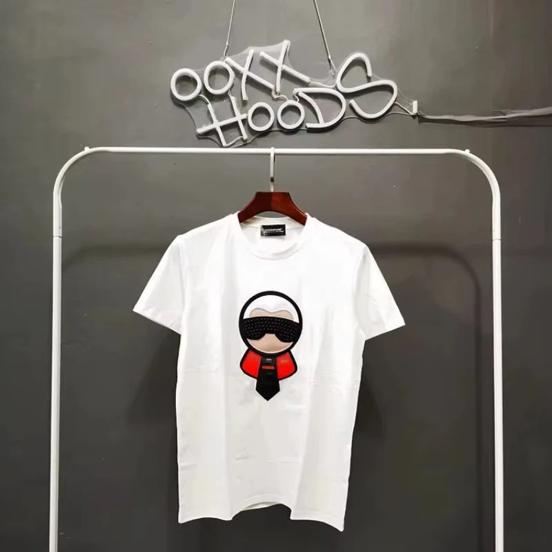 New Product-fashionable Attire - Casual - Teenagers - Fashionable Jewelry - Bow Tie - Master - Custom-short-sleeved T-shirt Top