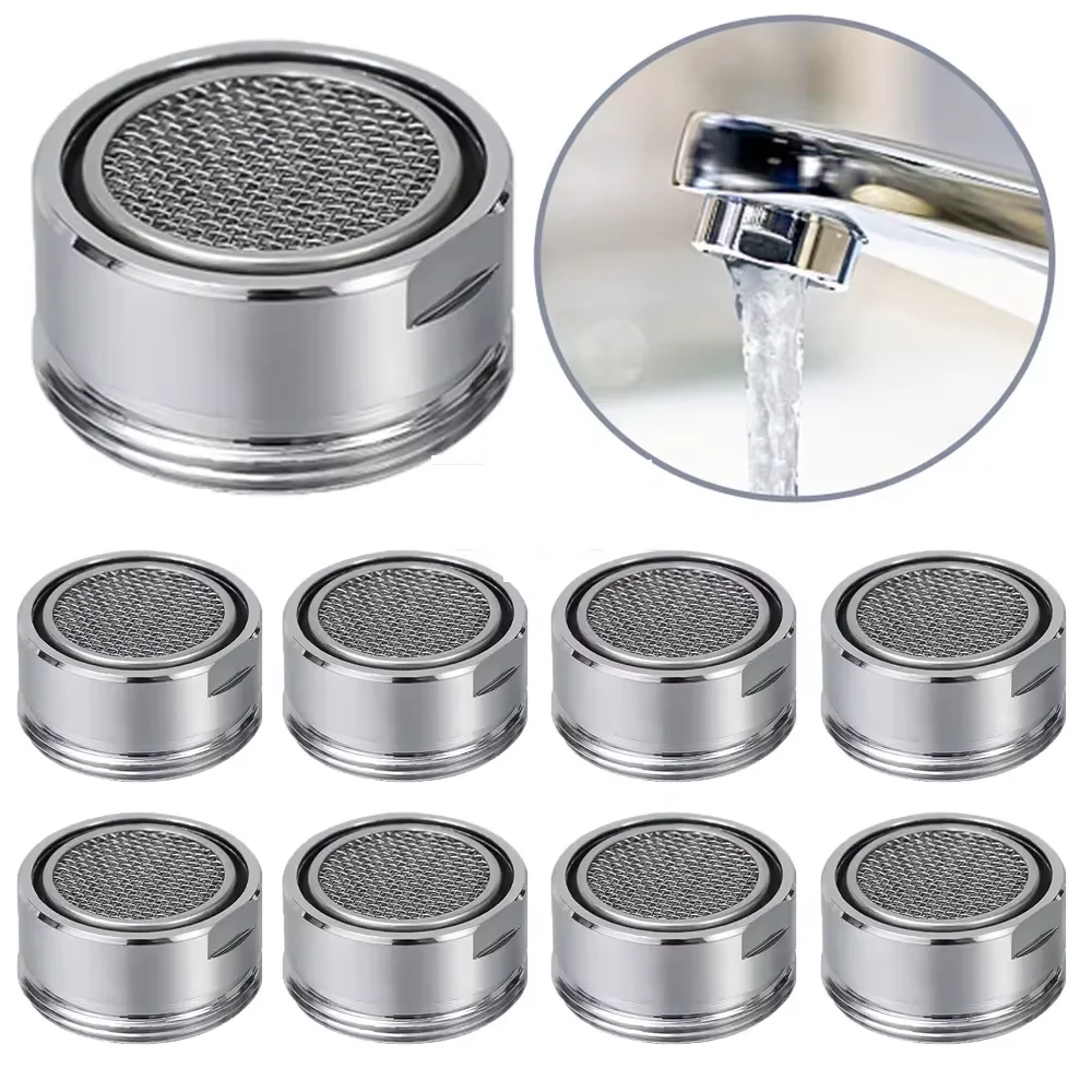 24mm Thread Bathroom Kitchen Sink Faucet Aerator Faucet Aerator Replaceable Filter Mixing Nozzle Splash Proof Filter Screen