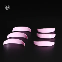 RISI 3 Pair Lower Lash Shield Silicone Eyelash Perm Rod Lower Eyelash Lifting Shield 3D Eyelashes Curler Rods Lash Perming Pad