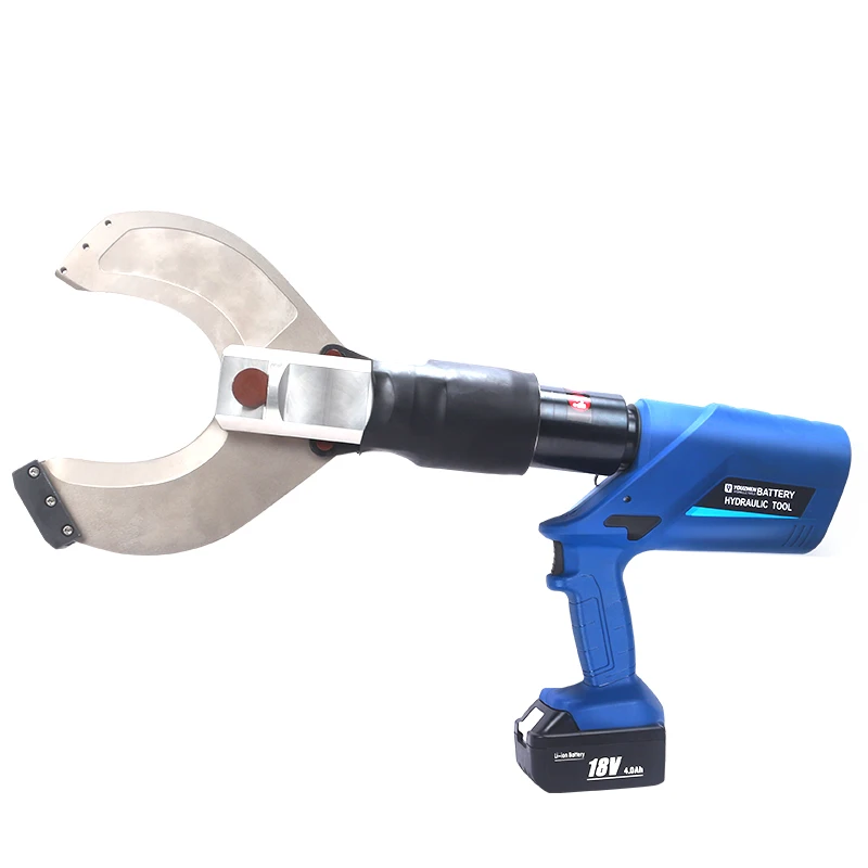 EZ-135C Rechargeable Electrician Cable Cutter Hydraulic Wire Cutting and Crimping Tool