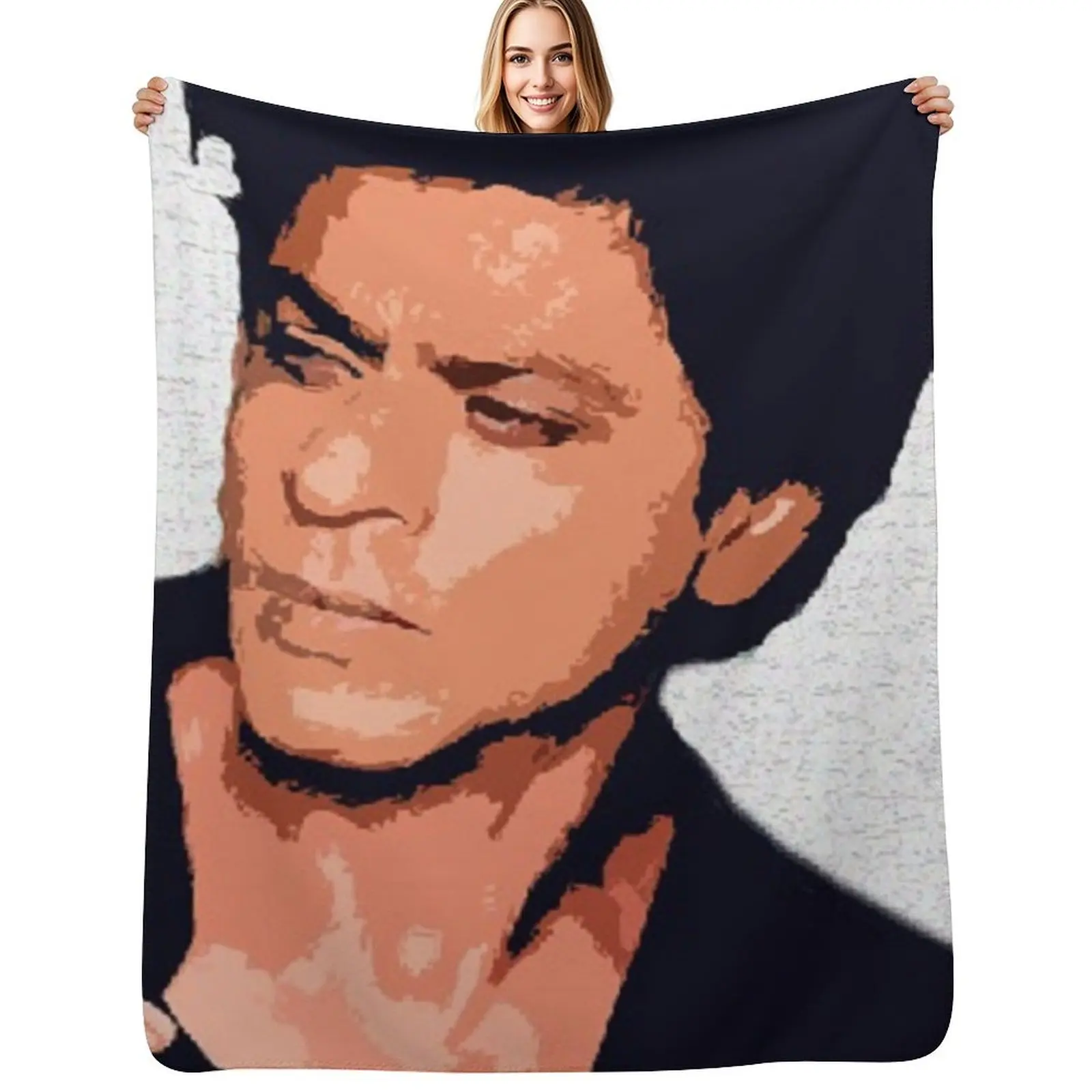 shahrukh khan Throw Blanket Easy Care Comfortable Blanket for Couch