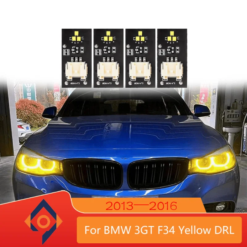 

Car Headlight Chip Suitable For BMW 2013-2016 3 Series GT F34 Golden Eye LED Lemon Yellow DRL Daytime Light Plug And Play
