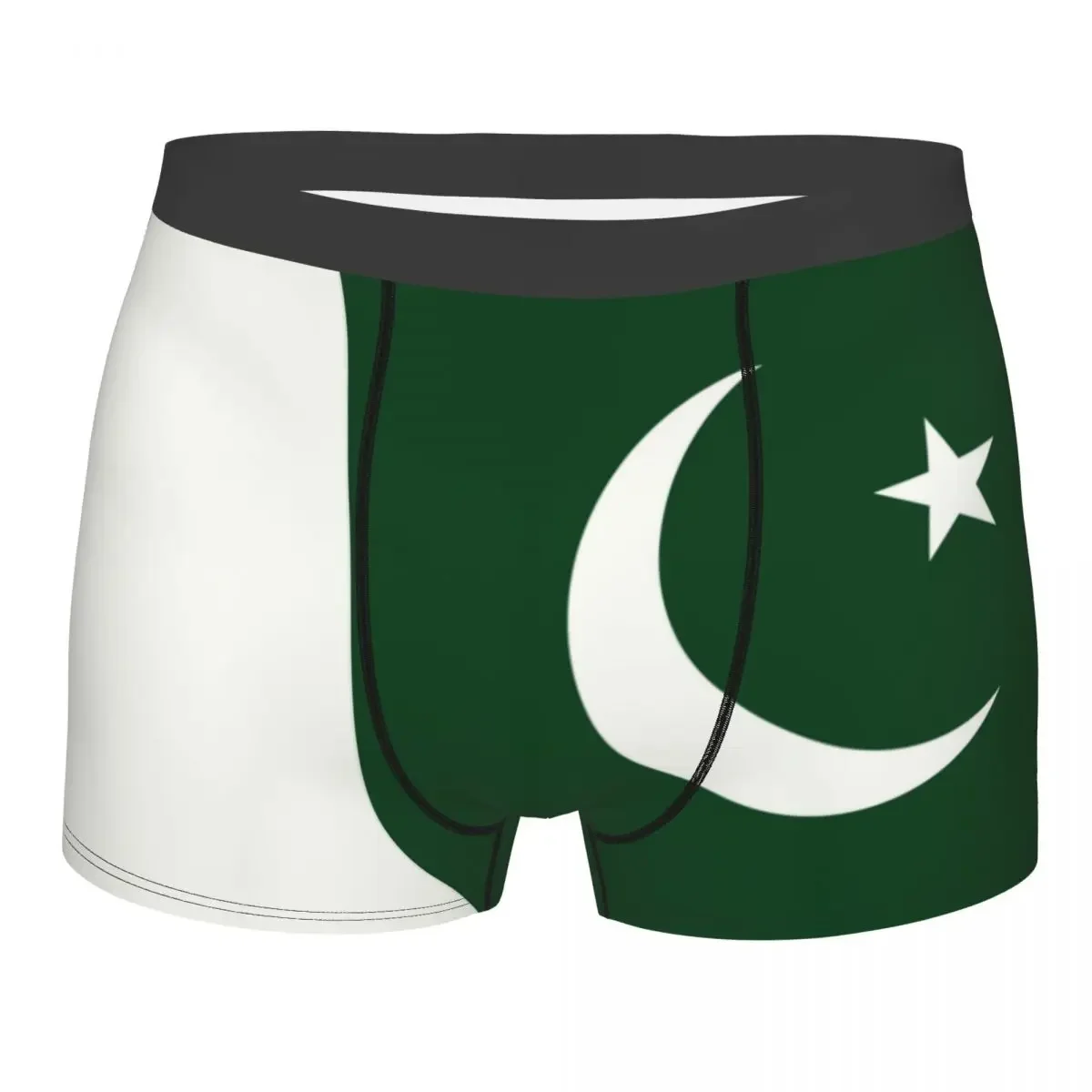 Male Cool Flag Of Pakistan Underwear Boxer Briefs Men Breathbale Shorts Panties Underpants