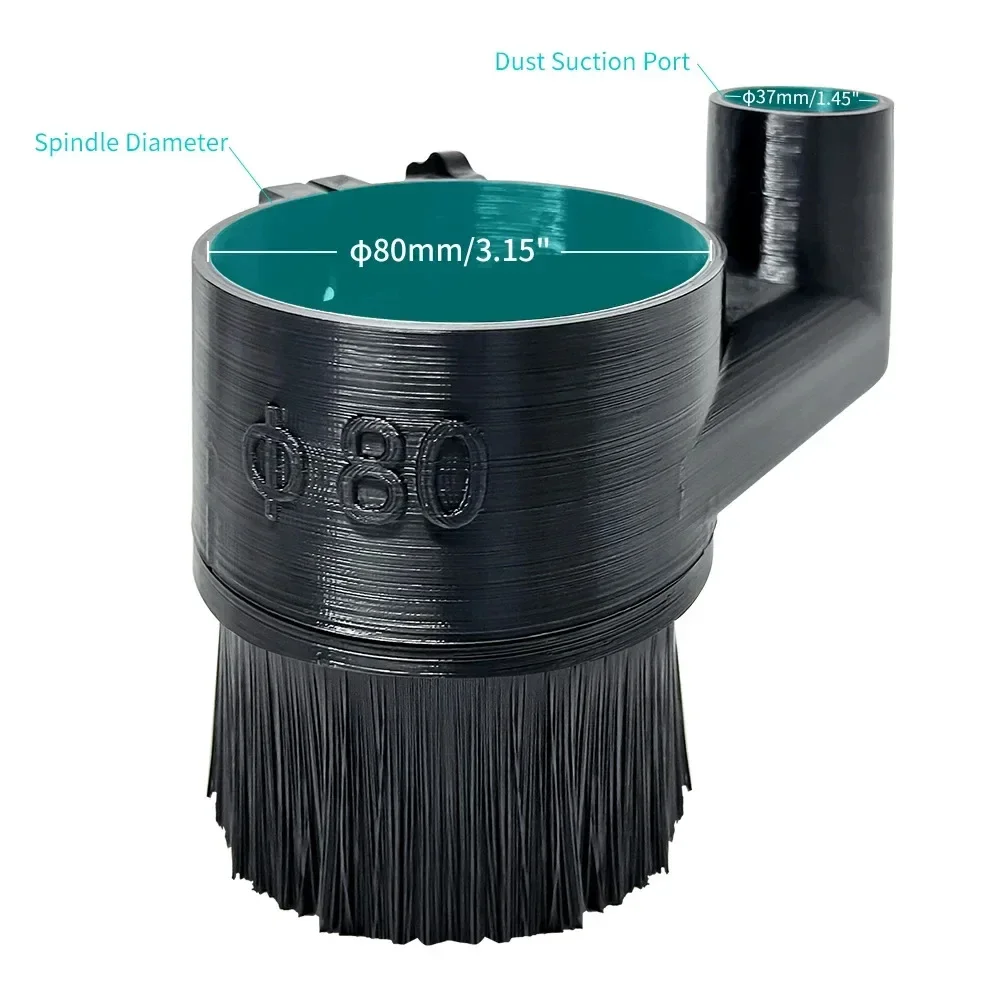 Numerical control engraving machine spindle dust cover high strength silk brush removable dust cover woodworking