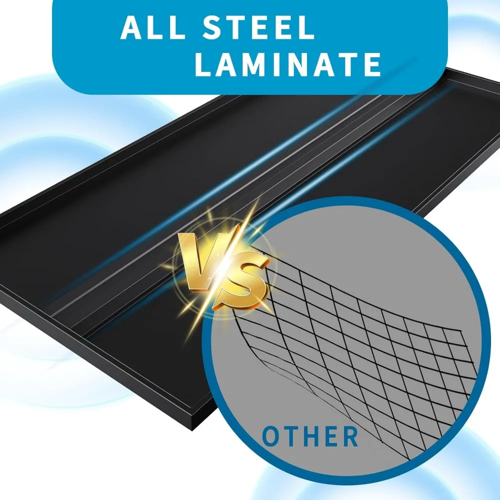 رف تخزين معدني صناعي عالي التحمل مكون من 5 طبقات - وحدة رفوف قابلة للتعديل 72 ساعة × 46 وات للمرافق، تدعم 3000 رطل