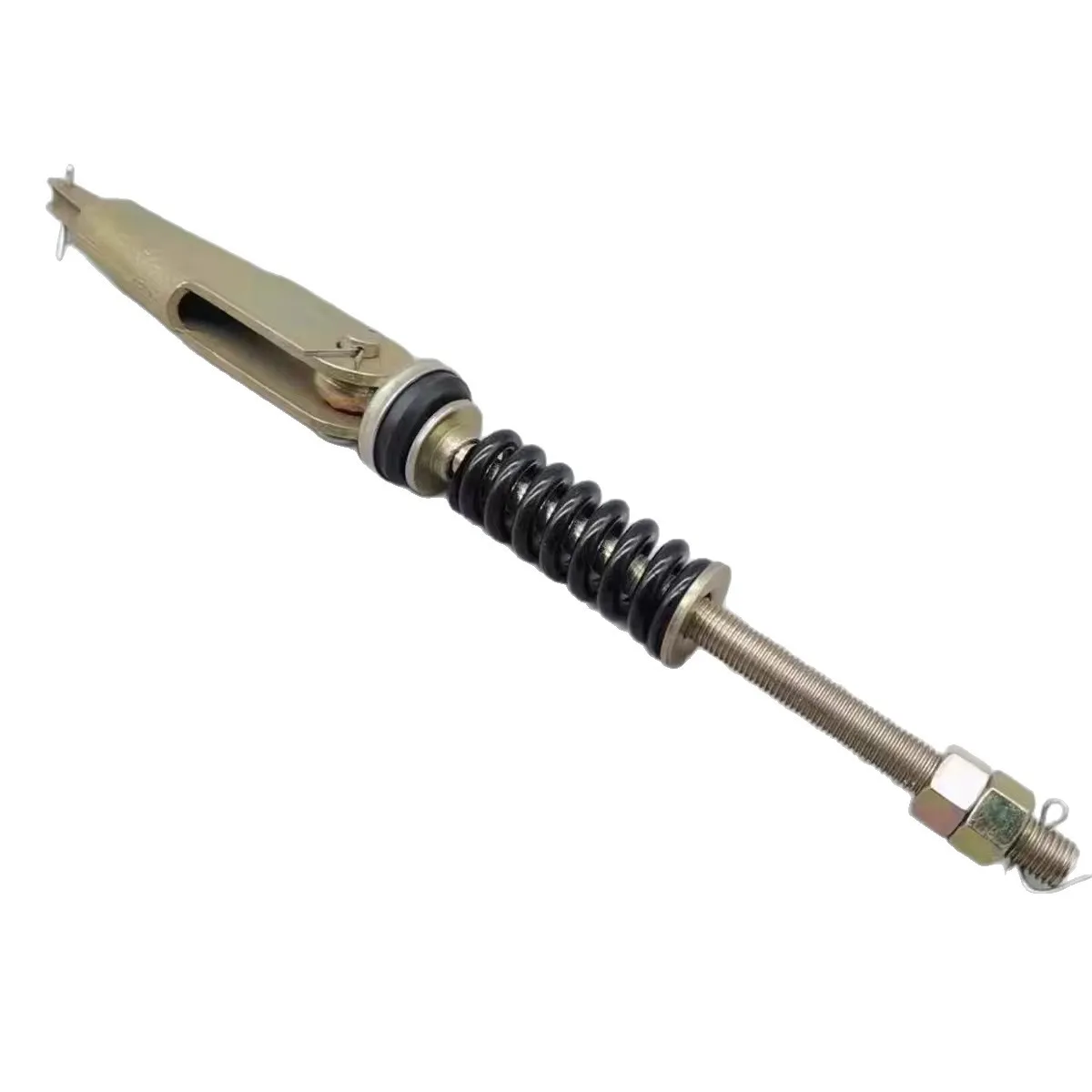 Elevator movable wire rope head combination rod cone sleeve type clip spring