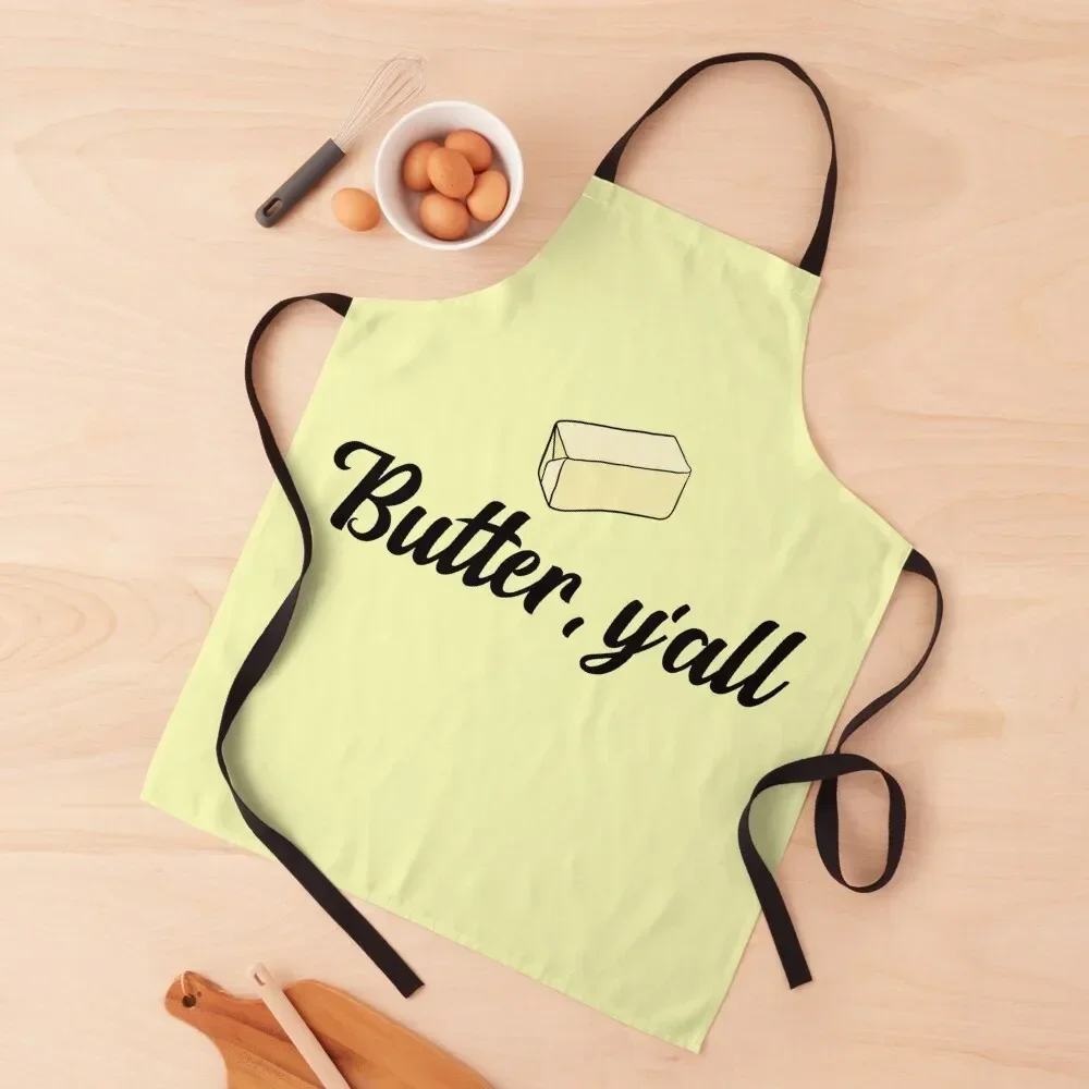 

Butter, Y'all [Paula Deen] Apron For Hairdresser Men kitchen chef costume kitchen clothes for men Apron