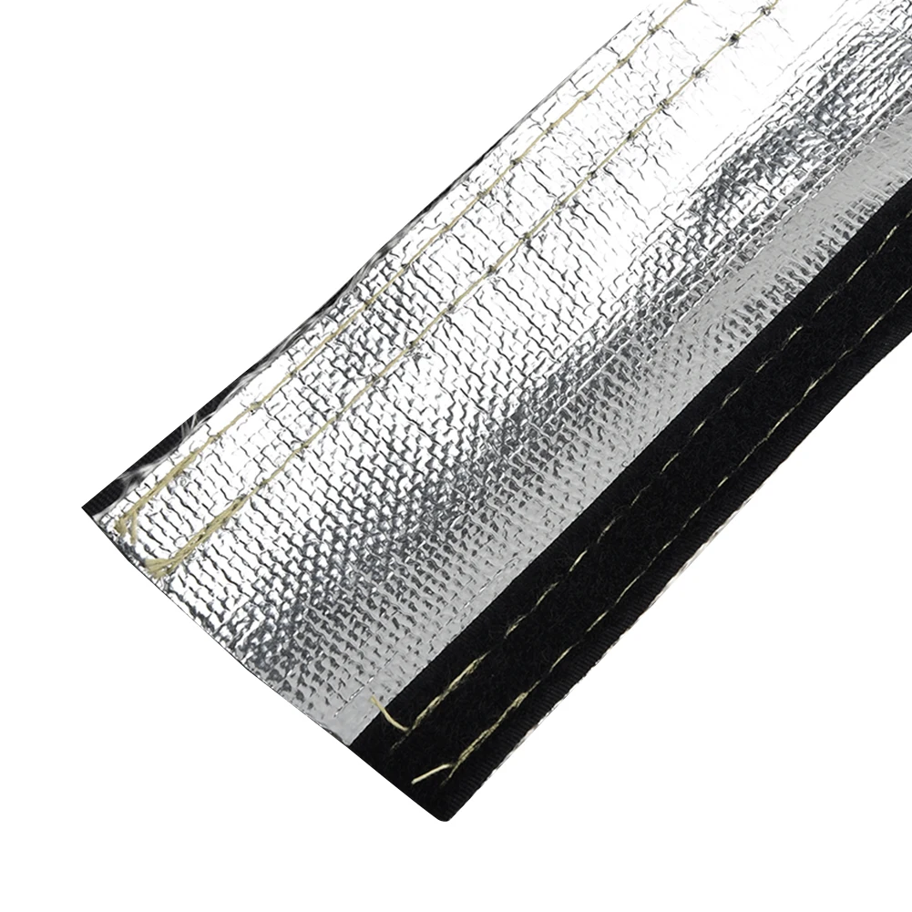 

Metal Heat Shield Sleeve Insulated Wire Hose Cover Wrap Tube 12mm 800 Degrees To 2000 Degrees Reflective Aluminum Layer