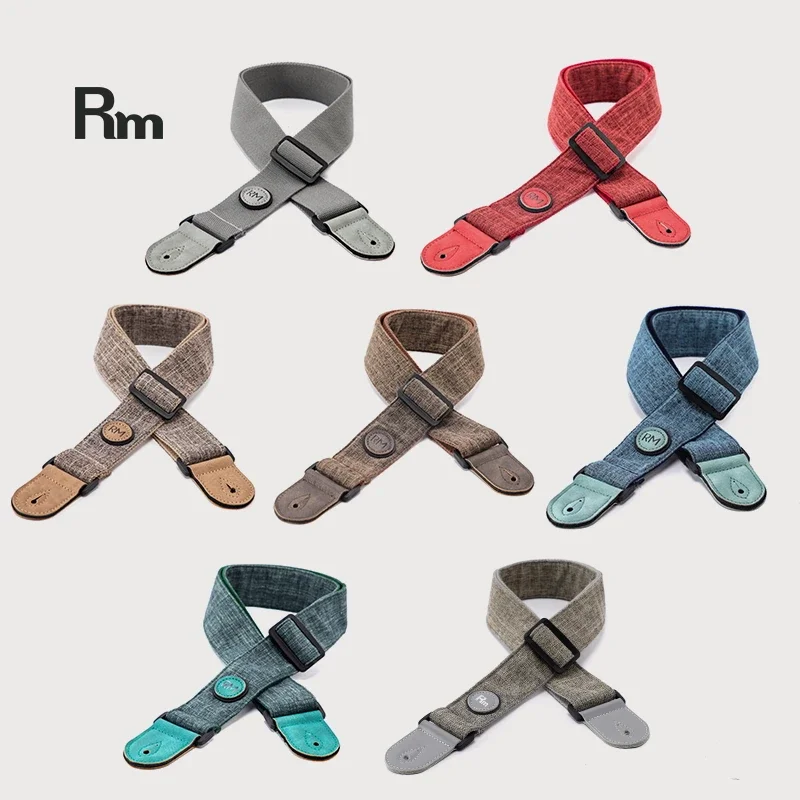 Rm ASS High appearance quality  solid color multi style adjustable shoulder strap guitar strap musical instrument accessories