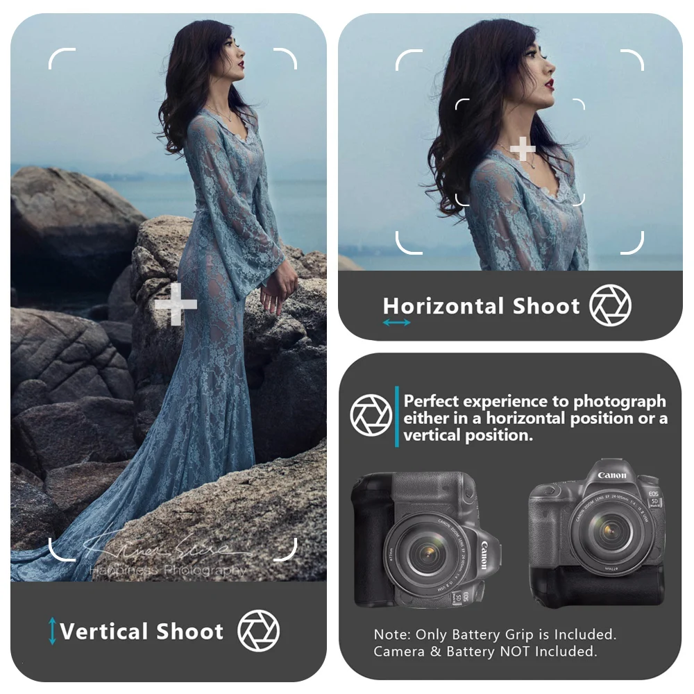 Mcoplus BG-5DIV قبضة البطارية العمودية لكانون 5D4 5DIV 5D مارك IV 5D مارك 4 كاميرا DSLR استبدال BG-E20