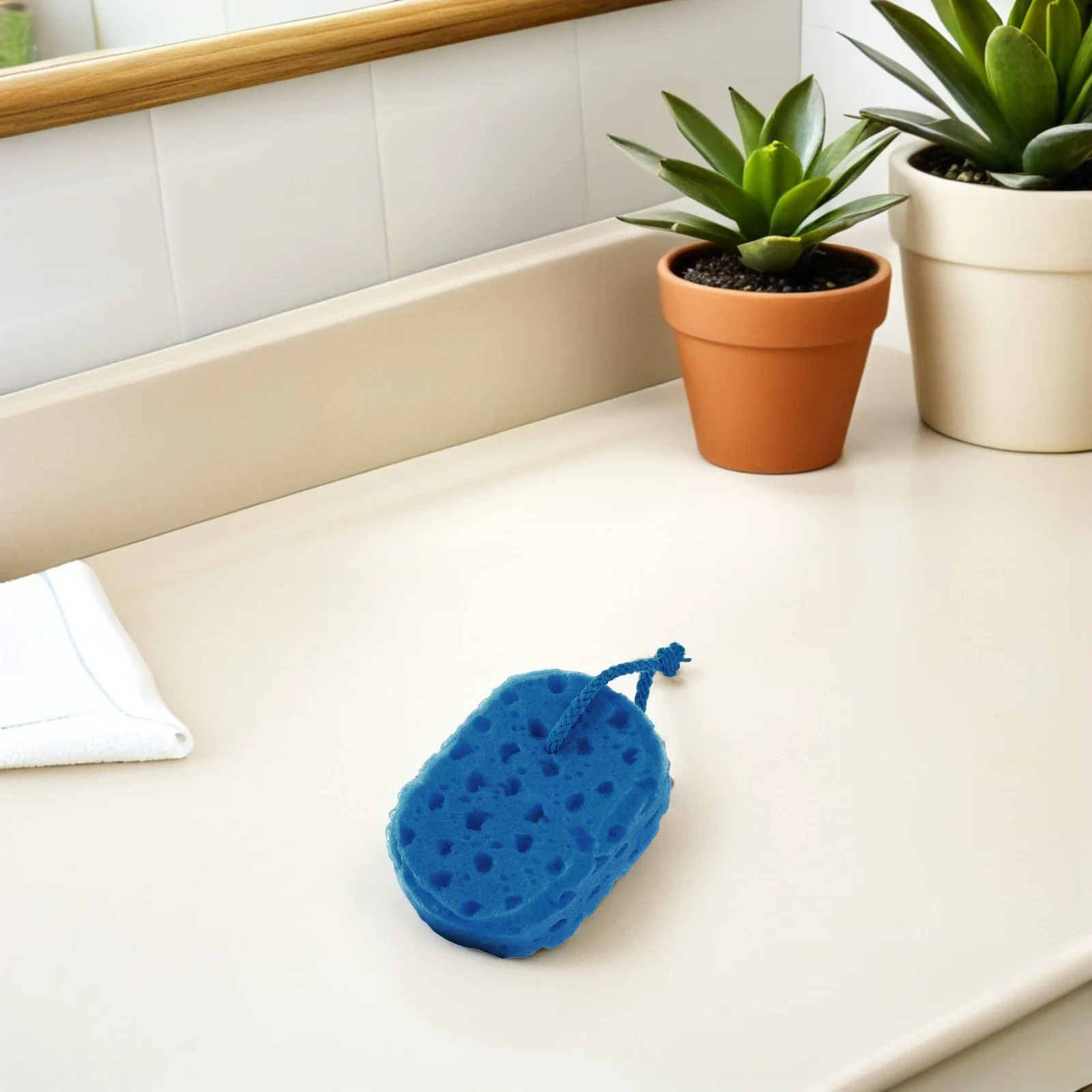 

3Pcs Honeycomb Sponge Rich Foam Shower Body Sponges Daily Bathing Exfoliating Soft Bath Loofah Sponges for Women