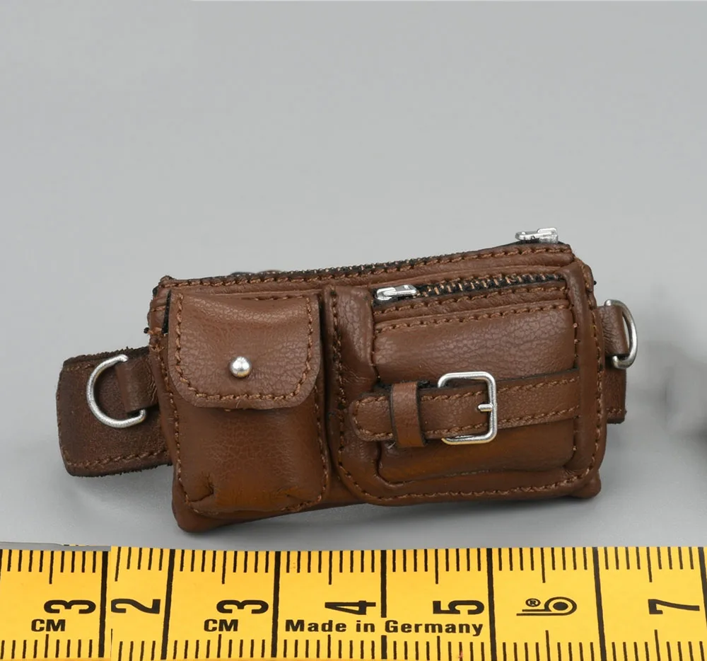 1/6 DAMTOYS DMS038 Residents of the Evil Game Charactor Player Female Leather Shoulder Waist Strap Belt Bag Fit 12\